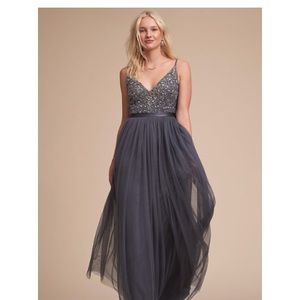 BHLDN Avery dress in Hydrangea